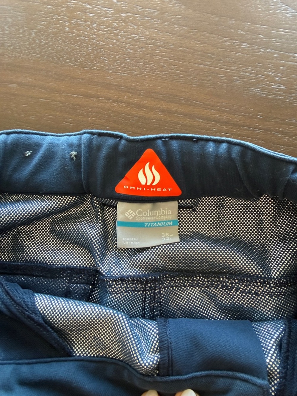 Columbia Titanium Omni-Heat Pants - Navy Blue